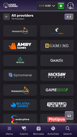 Lucky Capone Casino Mobile Game Developers