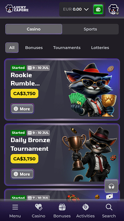 Lucky Capone Casino Mobile Promotions