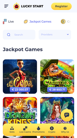 Luckystart Casino Mobile Jackpot