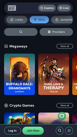Luckywins Casino Mobile Games