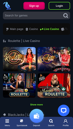 Lukkly Casino Mobile Live Dealer