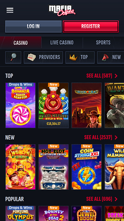 Mafia Casino Mobile Games