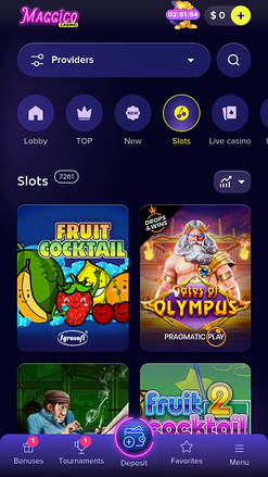 Maggico Casino Mobile Games