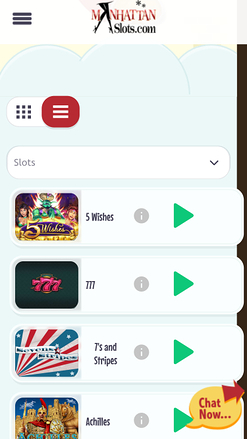 Manhattan Slots Casino Mobile Games