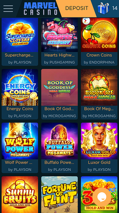 Marvel Casino Mobile Jackpot