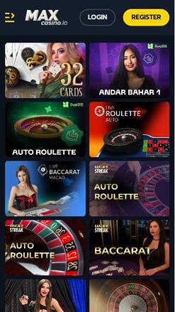 MaxCasino Live Dealer