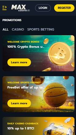 MaxCasino Promotions