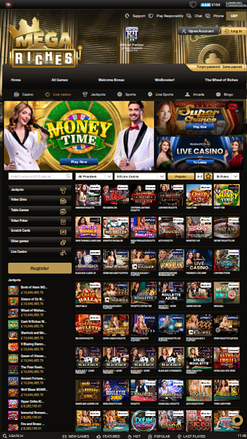 Mega Riches Casino Live Dealer Mobile