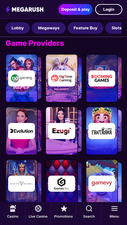 MegaRush Casino Mobile Game Developers