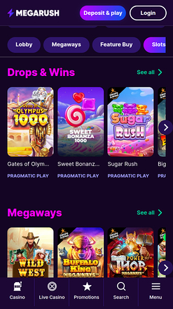 MegaRush Casino Mobile Games