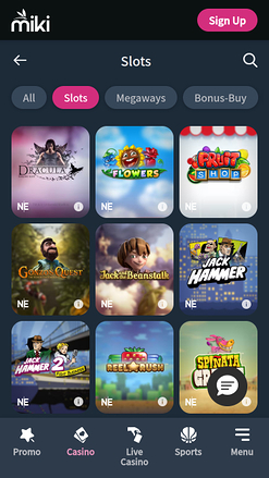 Miki Casino Games