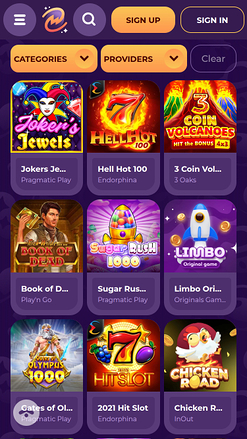 MilkyWay Casino Mobile Games