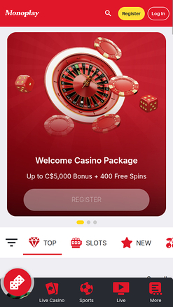 MonoPlay Casino Games Mobile