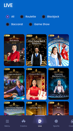 Monster Casino Mobile Live Dealer