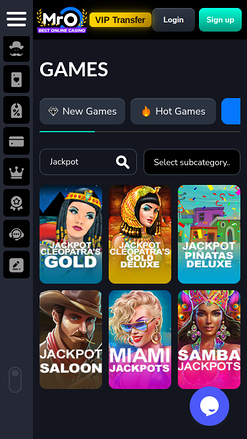 MrO Casino Mobile Jackpot