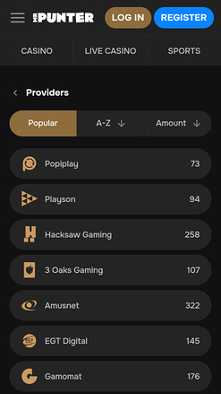 MrPunter Casino Mobile Game Developers