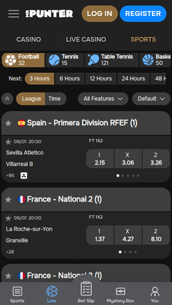 MrPunter Casino Mobile Sports