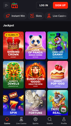 N1 Bet Casino Mobile Jackpot
