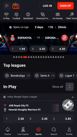 N1 Bet Casino Mobile Sports
