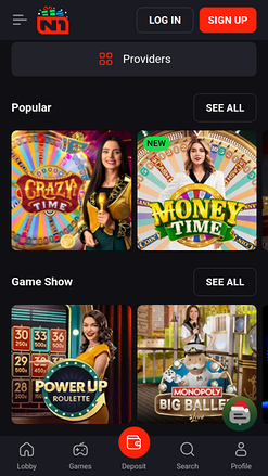 N1 Casino Mobile Live Dealer