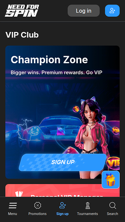 Need for Spin Casino Mobile VIP Program