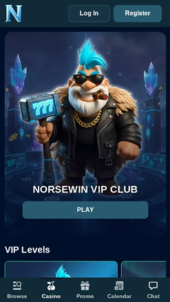 VIP screenshot of Norsewin Casino for Mobile