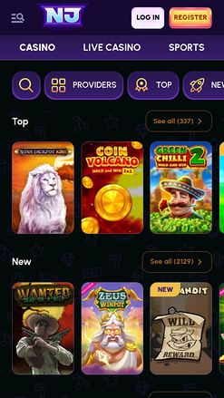 NovaJackpot Casino Mobile Games