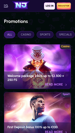 NovaJackpot Casino Mobile Promotions
