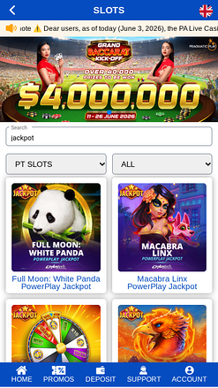 Ole777 Casino Mobile Jackpot