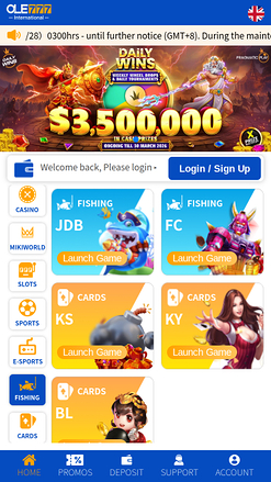 Ole777 Casino Mobile Fishing Games