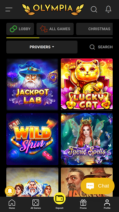 Olympia Casino Mobile Jackpot