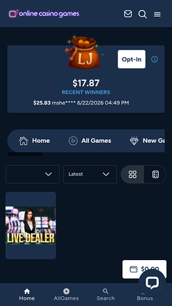 Online Casino Games Mobile Live Dealer