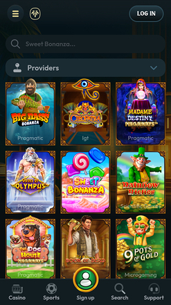 Palm Casino Mobile Games