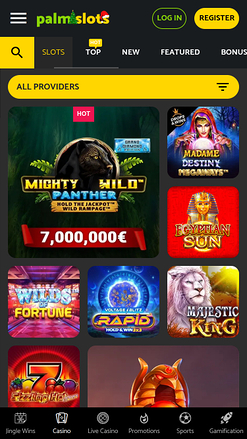 Palmslots Casino Mobile Games