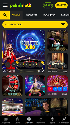 Palmslots Casino Mobile Live Dealer