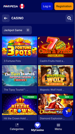 PariPesa Casino Mobile Jackpot