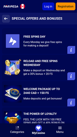 PariPesa Casino Mobile Promotions