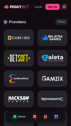 PiggyBet Casino Mobile Game Developers