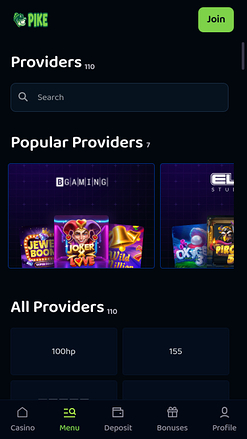 Pike Casino Mobile Game Developers