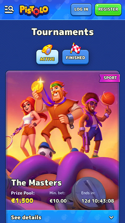 Pistolo Casino Mobile Tournaments