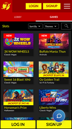 Planet 7 Casino Mobile Games
