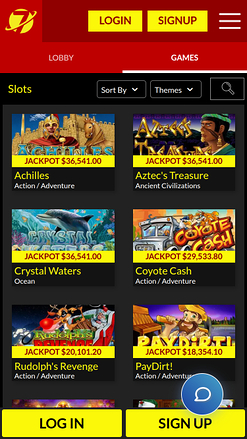 Planet 7 Casino Mobile Jackpot