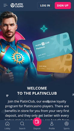Platin Casino Mobile VIP Program