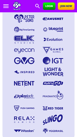 PlayOJO Casino Mobile Game Developers