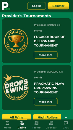 PokerBet Casino Mobile Tournaments