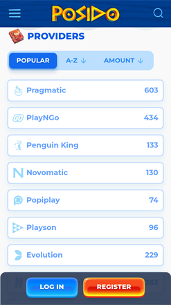 Posido Casino Mobile Game Developers