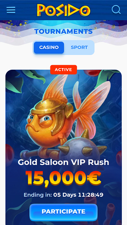Posido Casino Desktop Tournaments
