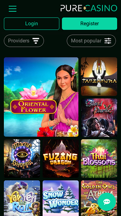 PureCasino Mobile Games