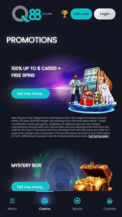 Q88bets Mobile Promotions