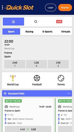 QuickSlot Casino Mobile Sports